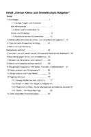 Kleiner Klima- und Umweltschutz Ratgeber